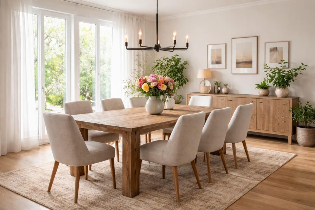 découvrez nos conseils pour aménager une salle à manger conviviale, alliant confort et esthétisme pour partager des moments chaleureux en famille ou entre amis.