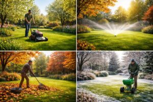 découvrez nos conseils pratiques pour entretenir votre pelouse toute l’année et garder un jardin verdoyant en toutes saisons.