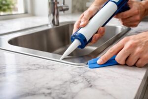 apprenez à poser un joint silicone proprement autour d’un évier grâce à nos conseils pratiques et astuces pour une finition nette et durable.