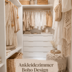 Dressing boho chic avec des textiles colorés et un éclairage doux
