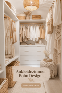 Dressing boho chic avec des textiles colorés et un éclairage doux