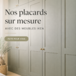 Exemple de meuble sur mesure Ikea dans un intérieur moderne
