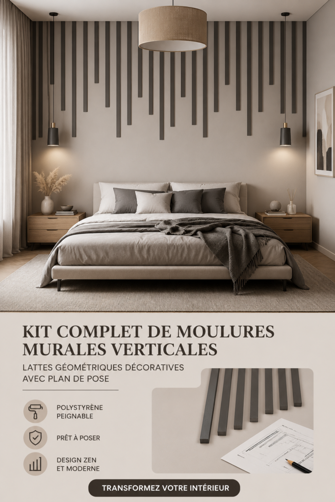 Panneaux décoratifs en mousse pour un intérieur zen