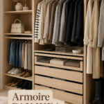 Aménagement d'un espace avec le système Pax d'IKEA, montrant différents rangements personnalisés.