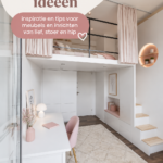 Chambre d'enfant colorée et moderne avec des meubles pratiques et une décoration douce