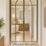 Une décoration intérieure harmonieuse mélangeant courbes et lignes droites.