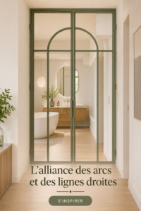 Une décoration intérieure harmonieuse mélangeant courbes et lignes droites.