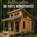 Exemple de toiture à shed élégante dans un jardin moderne.