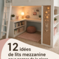 Un lit mezzanine moderne dans une chambre bien aménagée