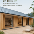 Maison en bois moderne de Muji, stylée et modulable, au design chaleureux.