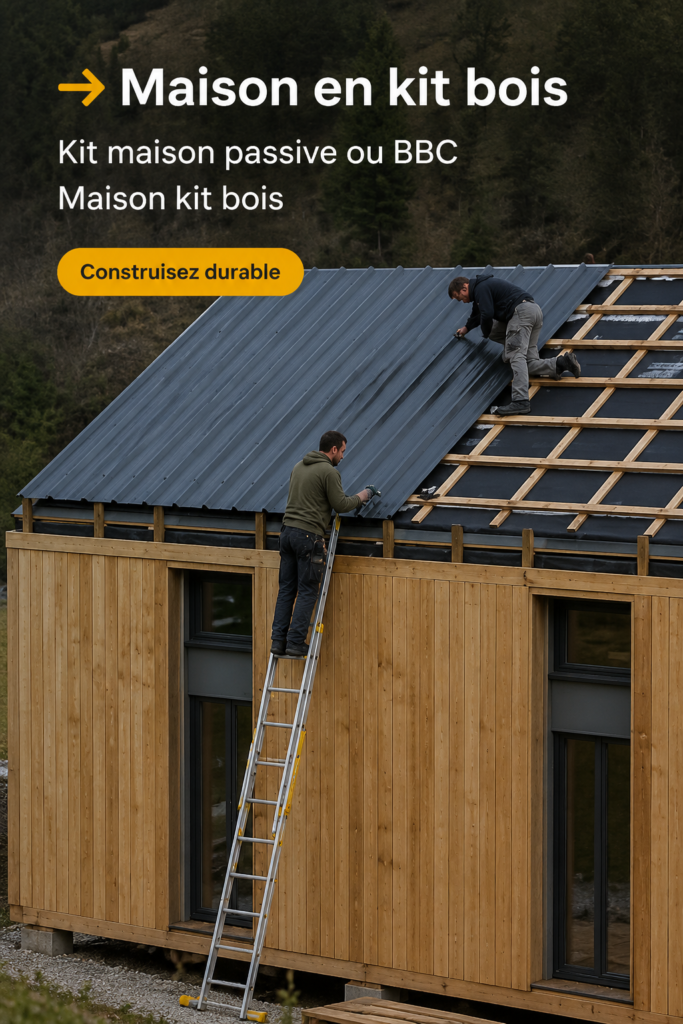 Maison en kit en bois éco-responsable