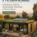 Une maison préfabriquée moderne en bois, soulignant l'harmonie entre design et nature.