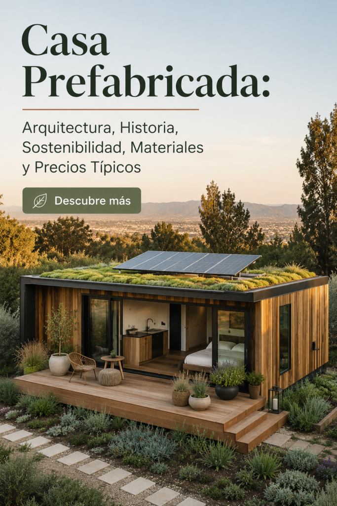 Une maison préfabriquée moderne en bois, soulignant l'harmonie entre design et nature.