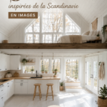 Une maison scandinave moderne et élégante dans un environnement naturel.