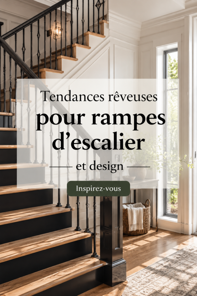 Exemple de rampe d'escalier moderne et élégante dans un intérieur chaleureux.