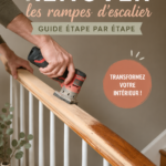 Rénovation de rampes d'escalier en bois avec une belle finition