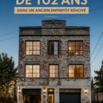 Un appartement de 102 ans au design industriel avec des éléments vintage et modernes.