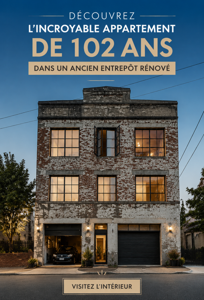 Un appartement de 102 ans au design industriel avec des éléments vintage et modernes.