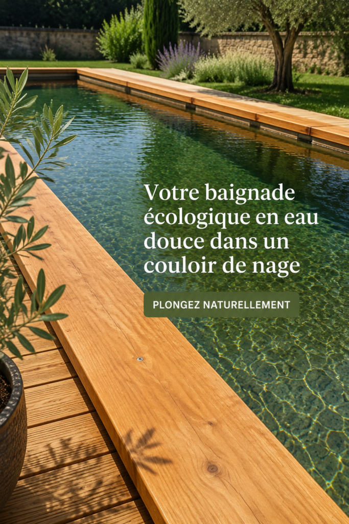 Baignade en eau douce dans un environnement naturel
