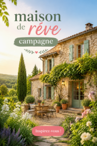 Maison de rêve à la campagne avec extérieur verdoyant