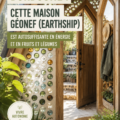 Maison géonef en Dordogne, un exemple d'autosuffisance en énergie et en agriculture.