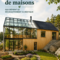 Un modèle de maison moderne avec des panneaux solaires, symbole d'écologie