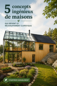 Un modèle de maison moderne avec des panneaux solaires, symbole d'écologie