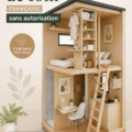 Petite maison de 10m2 au design moderne et chaleureux.