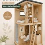 Petite maison de 10m2 au design moderne et chaleureux.