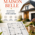 Un plan de maison moderne illustrant l'esthétisme et la praticité