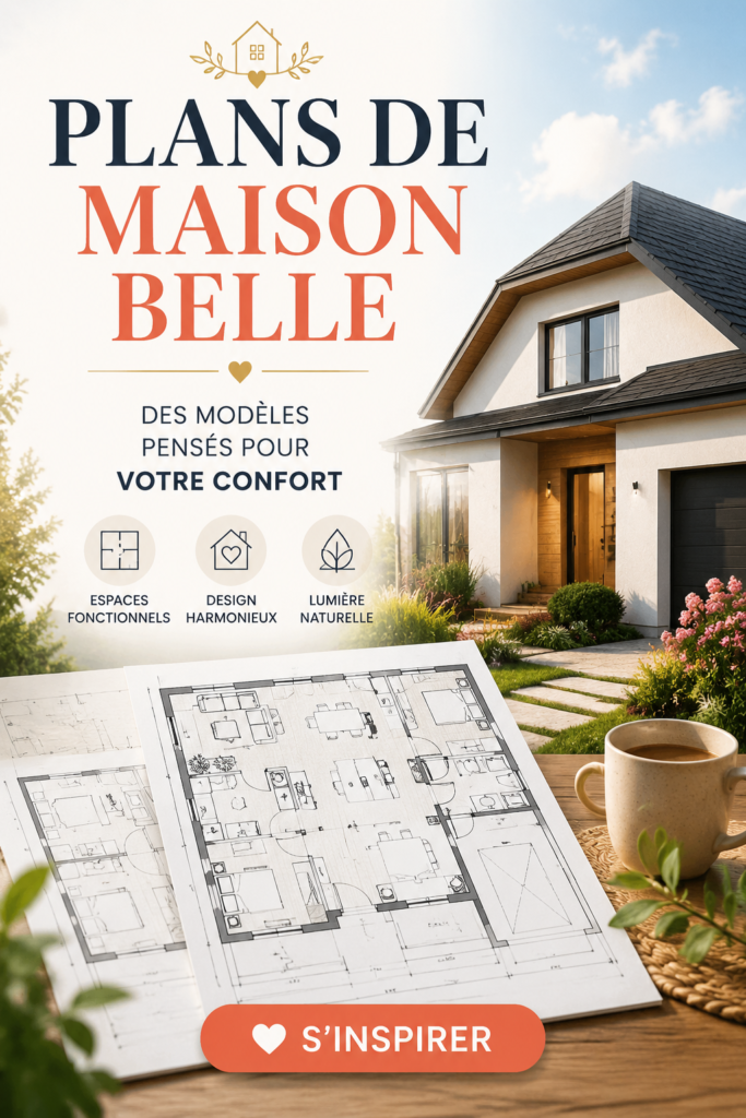 Un plan de maison moderne illustrant l'esthétisme et la praticité