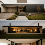 Vue extérieure de la LL House, une architecture minimaliste en béton dans les collines de Mendoza