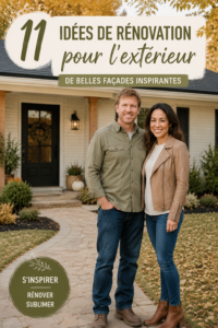 Rénovations extérieures colorées et modernes d'une maison
