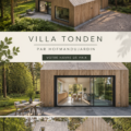 Vue extérieure de la villa Tonden à Châtellerault, montrant son architecture distinctive