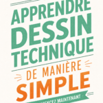 Illustration montrant des dessins techniques réalisés à la main, évoquant l'apprentissage du dessin.