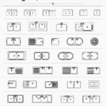 Blocs CAO illustrant des éviers et des appareils électroménagers pour leur conception de cuisine.