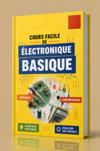 Femme apprenant les bases de l'électronique avec des outils simples sur une table