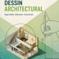Dessin architectural d'une maison avec un design moderne et pratique.