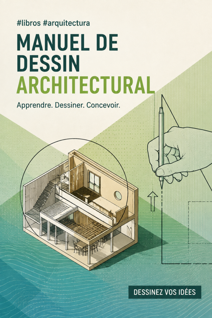 Dessin architectural d'une maison avec un design moderne et pratique.