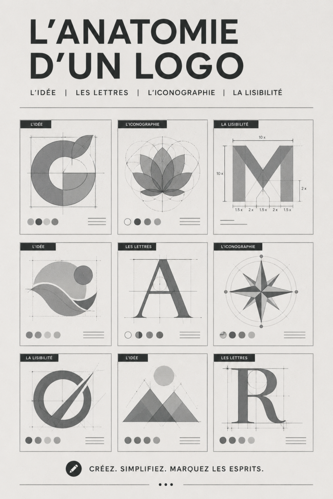 Un logo moderne et élégant symbolisant une marque efficace