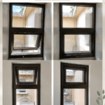 Fenêtres en uPVC imitation bois au design élégant