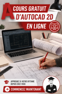 Une femme utilisant AutoCAD 2D pour créer des plans de maison