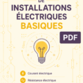 Illustration d'une maison avec des installations électriques et des outils de rénovation