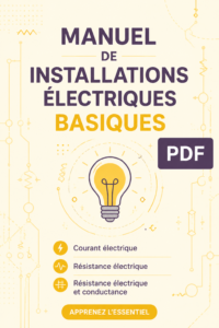 Illustration d'une maison avec des installations électriques et des outils de rénovation