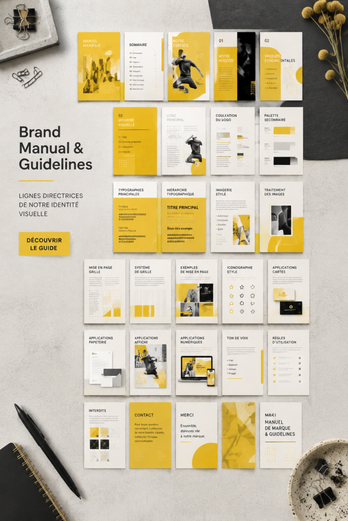 Intérieur chaleureux et personnalisé grâce à un guide de marque