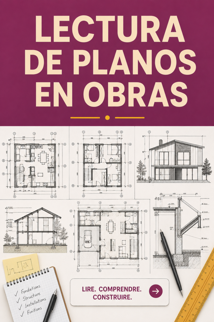 Femme examinant un plan architectural pour un projet de rénovation de maison.