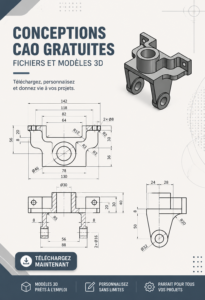 Modèles CAD gratuits représentant un projet de rénovation maison