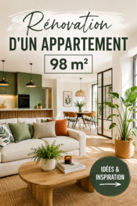 Transformation élégante d'un appartement moderne de 98 m²