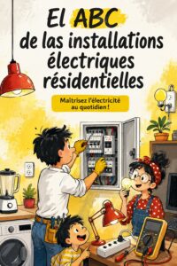 Installation électrique résidentielle moderne dans une maison chaleureuse.