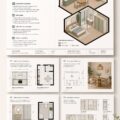 Capture d'écran d'un aménagement intérieur réalisé avec Revit.
